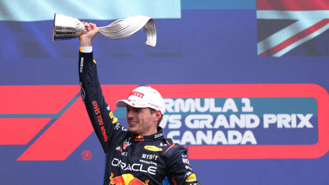 F1加拿大大奖赛：三届世界冠军维斯塔潘夺冠