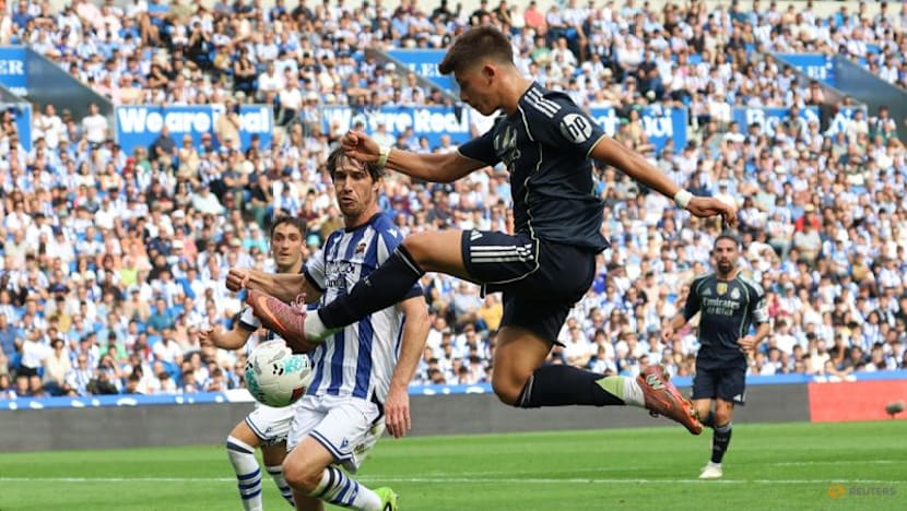 Mbappe shines as 10-Man Real Madrid hold on for 2-1 victory at Real Sociedad