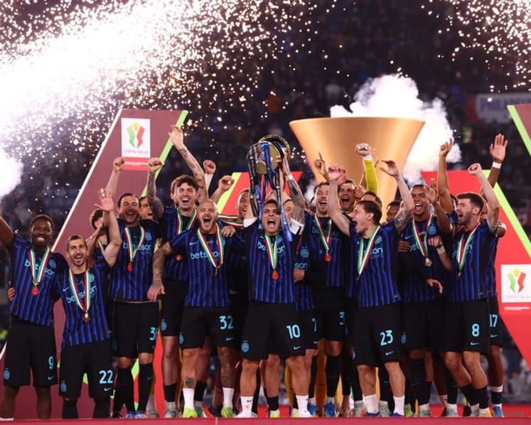 Inter ease past Lazio to win Coppa Italia and seal double