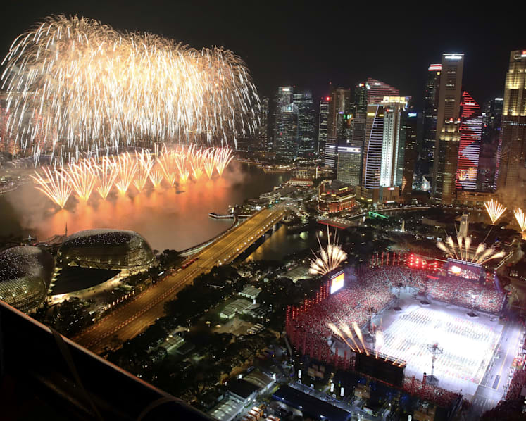 Highlights from Singapore's 54th birthday bash at the Padang