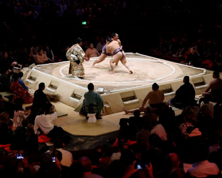 Sumo-Wrestlers primed to rock London in five-day tournament