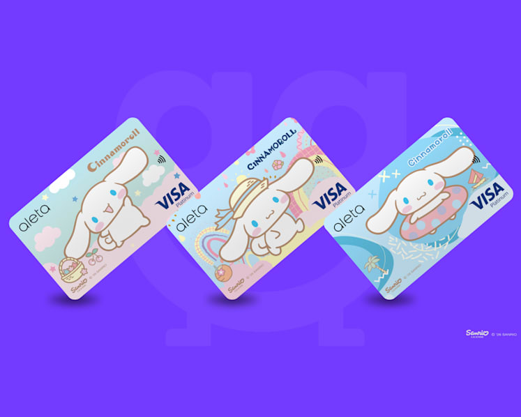 Singapore fintech company Aleta launches Visa debit cards featuring Hello Kitty, Cinnamoroll and Kuromi