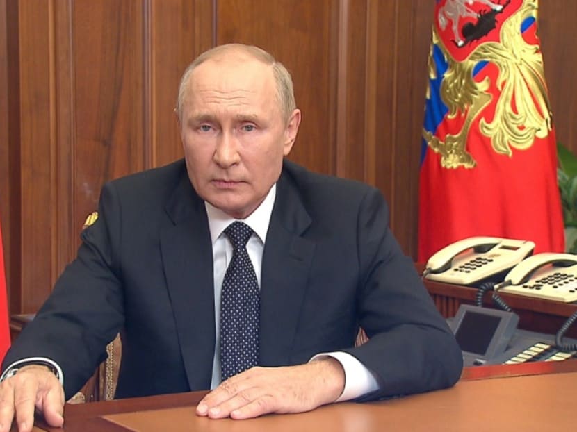 Commentary: With shock mobilisation, a desperate Putin has chosen to escalate