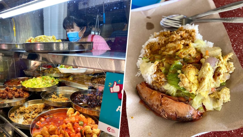 Value-For-Money Cai Png Stall Sells 1 Meat 1 Veg Rice At $2.50 With Huge Portions