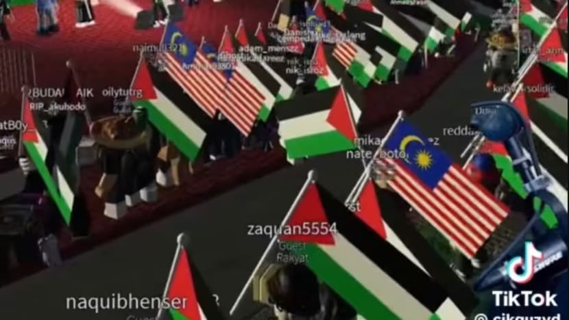 Malaysia's children take to online gaming platform Roblox for virtual pro-Palestine protests
