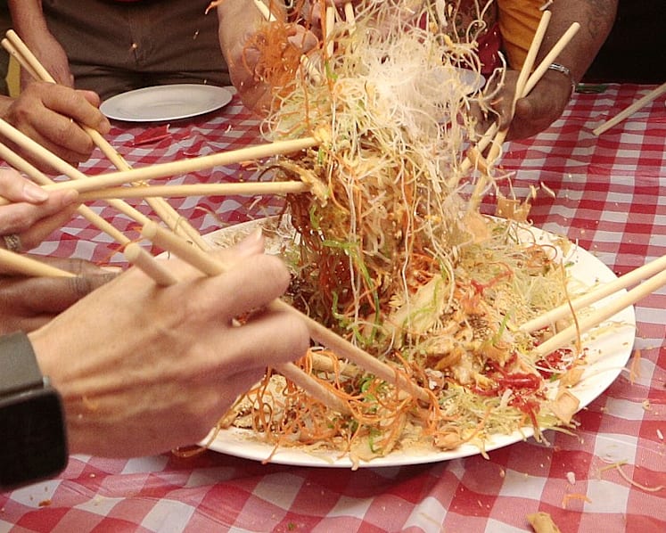 Disposable utensils, creative yusheng dishes: Restaurants find ways to obey Covid-19 rules for Chinese New Year