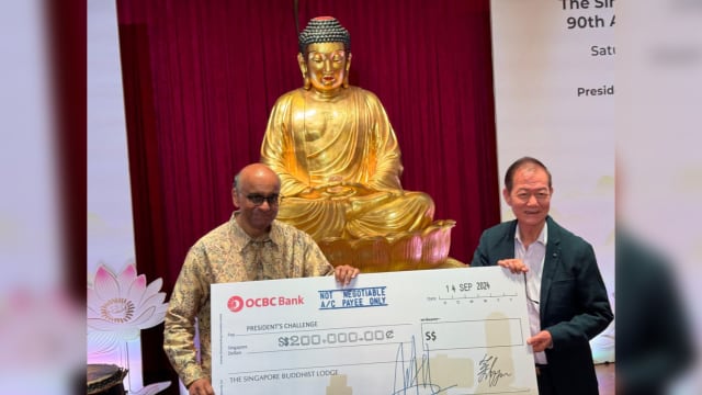 居士林欢庆90周年 向总统挑战捐款20万元
