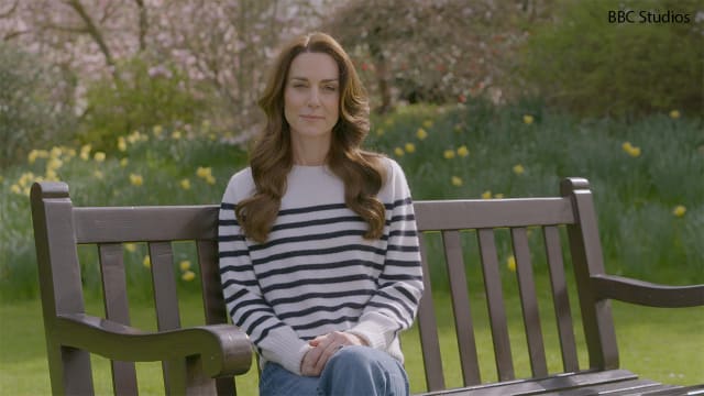 Kate Middleton终于现身　宣布自己罹癌、正在化疗