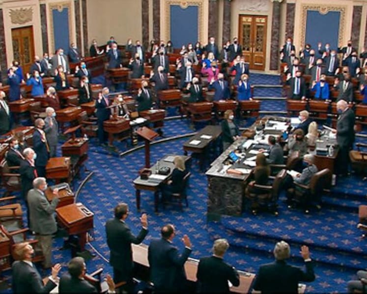 Republicans largely side against holding Trump impeachment trial