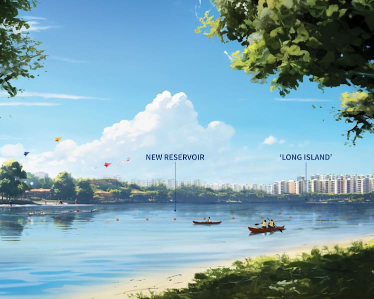 Reclaimed 'Long Island' will be about twice the size of Marina Bay, tripling length of existing East Coast waterfront: Desmond Lee