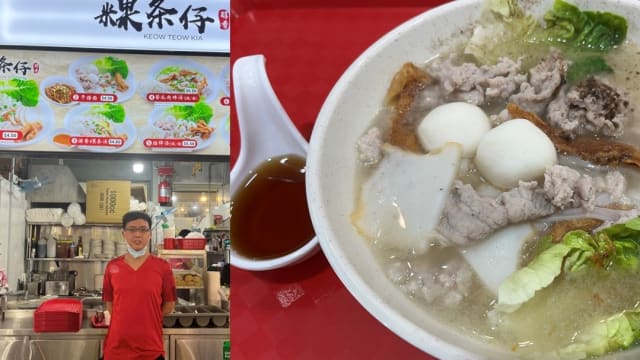 $4.80粿条汤附上一小碗酒　26岁摊主创“新吃法”