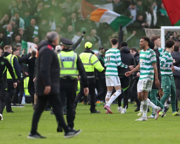 Fans clash after Celtic beat Rangers in Scotland's 'Old Firm' derby