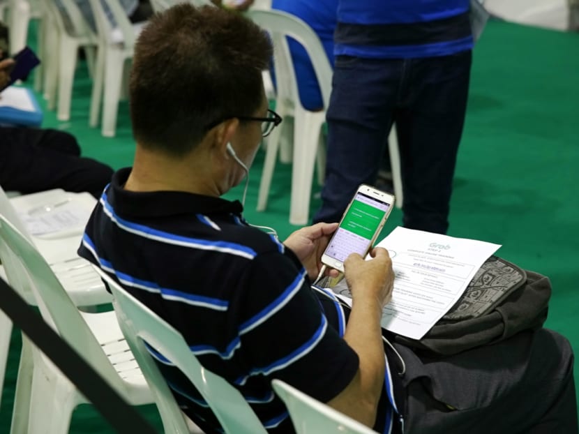 Private-hire car drivers are among the self-employed in Singapore who make up the growing "gig economy" of freelancers who may be supported by government schemes.