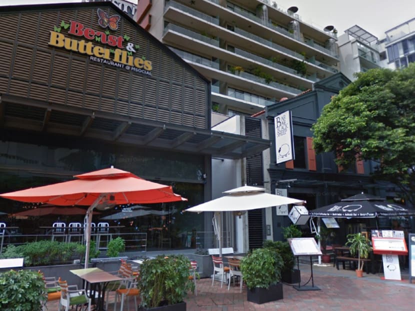 Beast & Butterflies restaurant (left) and Bar Bar Black Sheep bar (right) were on Feb 14, 2021 added to a list of public places that had been visited by Covid-19 cases during their infectious period.