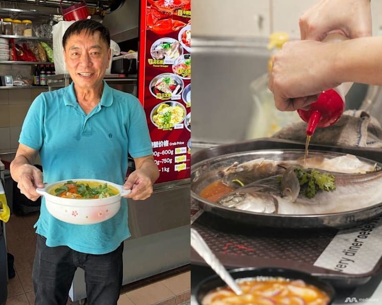 Former actor Huang Yiliang starts new life as a hawker, crab bee hoon draws hour-long queues