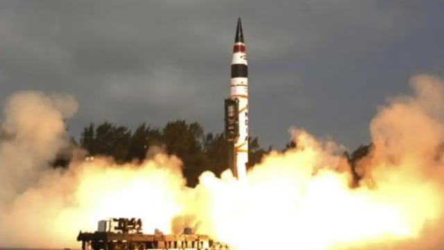 印度成功试射导弹 射程覆盖中国全境