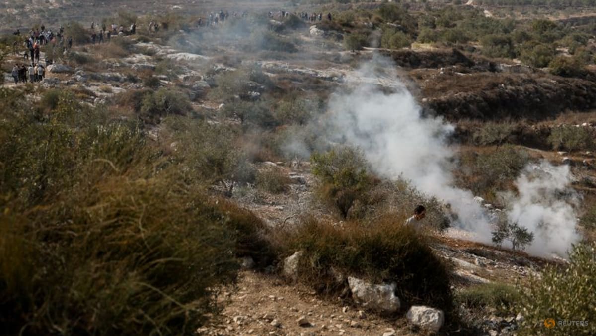 Masked Israeli settlers torch property, injure four Palestinians, army says