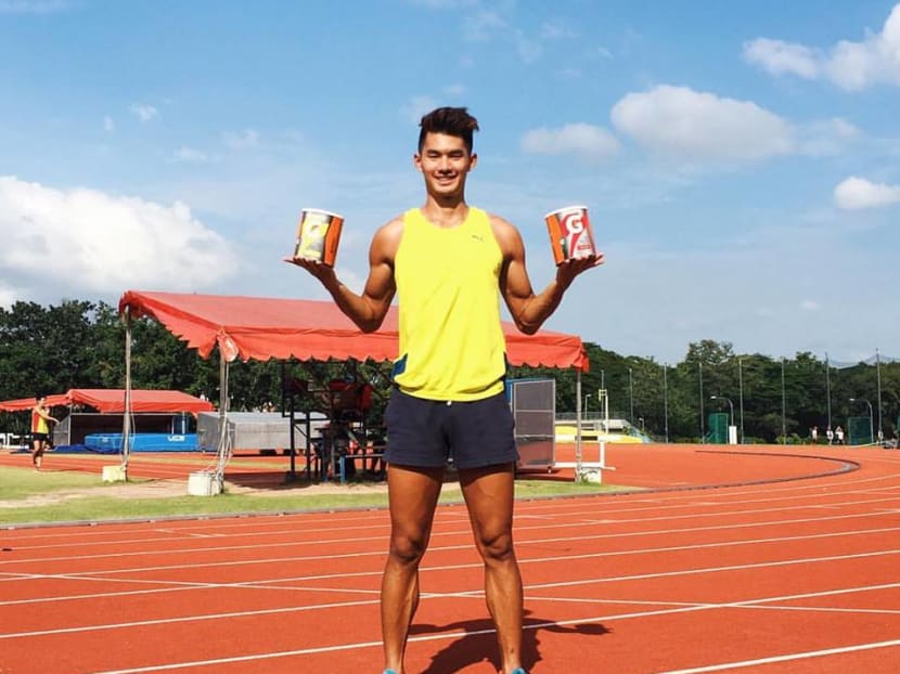 Timothee Yap clinched the wildcard after posting a personal best time of 10.62sec in a meet in June. The Olympic qualifying time is 10.16sec. Photo: Timothee Yap's Facebook page