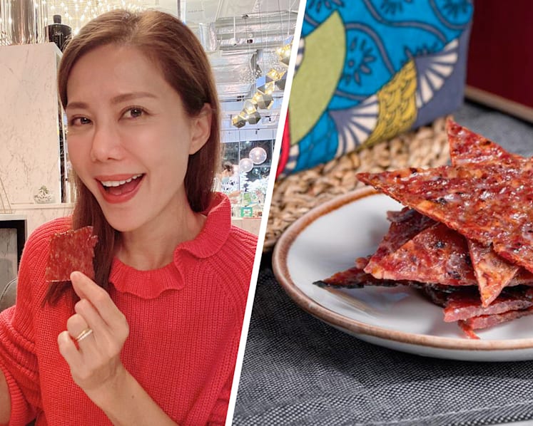 Constance Song Selling Premium Iberico Pork Bak Kwa, Says She Put On 2kg Snacking On It
