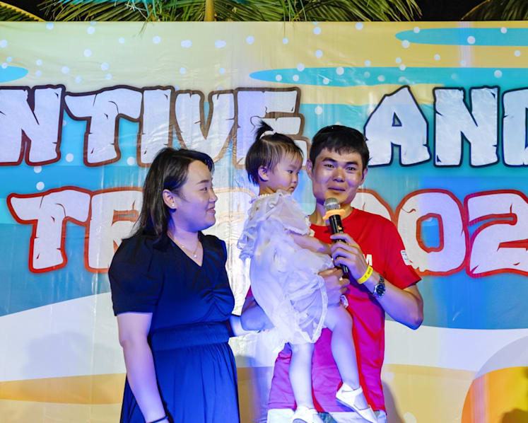 Singapore company surprises migrant worker with visit from his family on Father's Day
