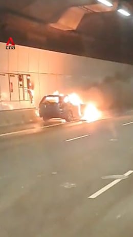 Car catches fire in MCE tunnel, brings traffic to a standstill 