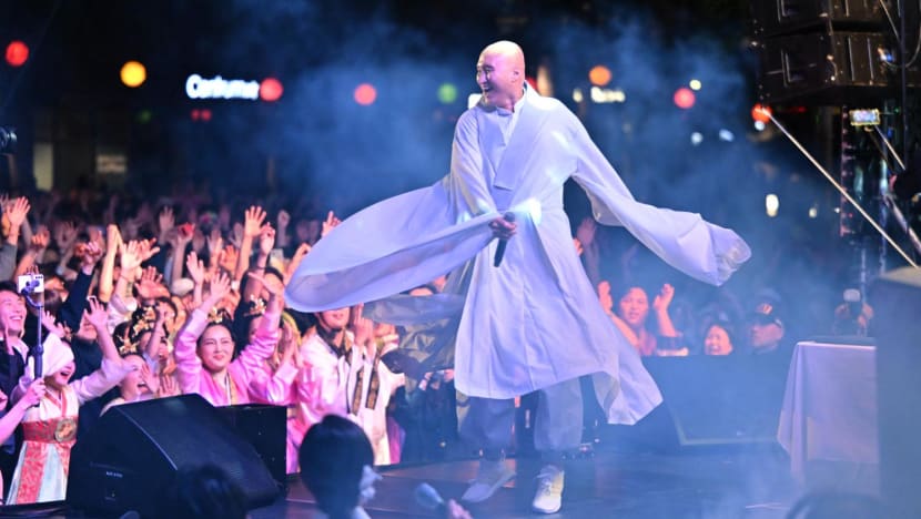 South Korean DJ 'monk' performance must not involve religious elements if it is to proceed, say authorities
