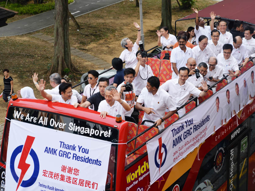 Post GE2015: Parties hold walkabouts, victory parades to thank residents