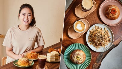 Home Baker Opens Pretty Cafe With Mentaiko Brioche Bun & Cereal Prawn Croissant