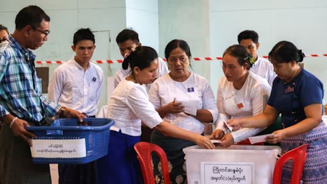 缅甸全国大选首阶段投票率逾50% 低于前两届