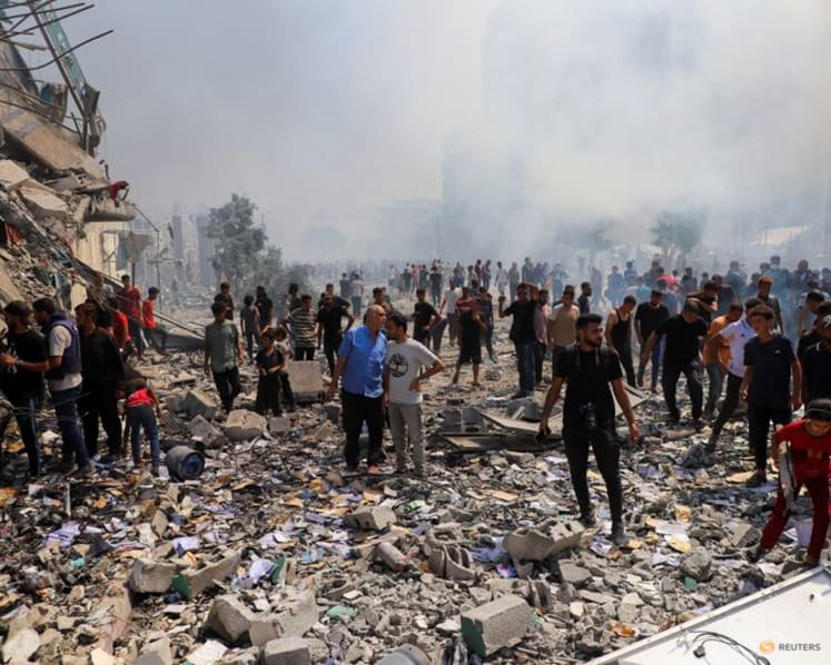 Two Gaza hospitals forced to stop operations as Israeli offensive escalates, health ministry says