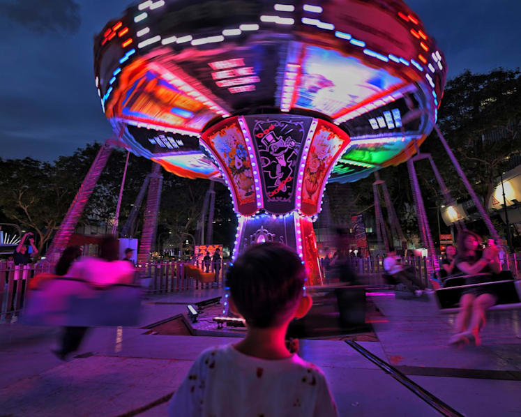 In pictures: Singapore Night Festival 2024's amusement park, light installations, projection mapping and more