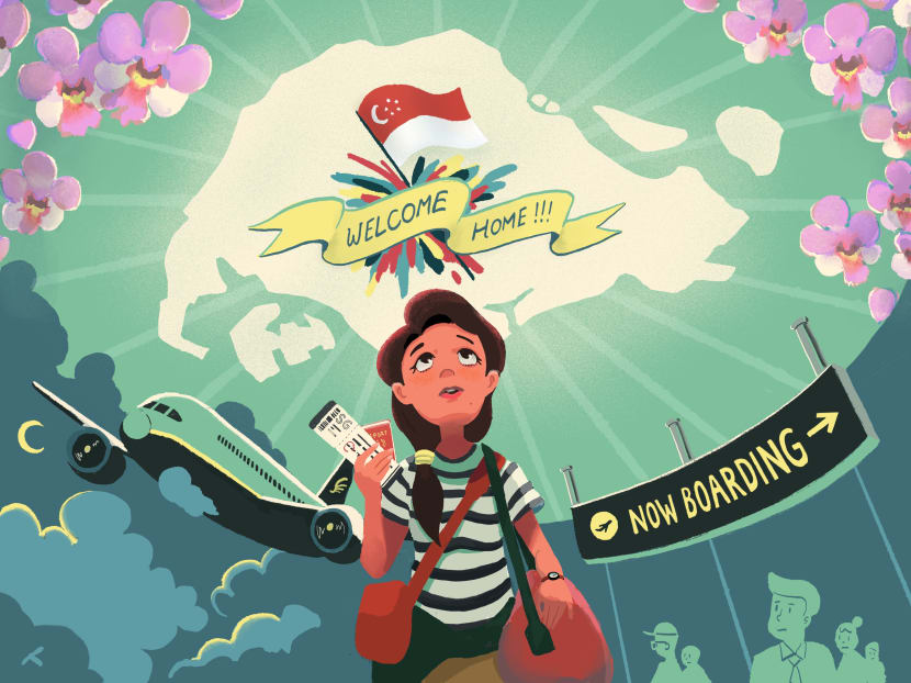 The author notes that the Overseas Singaporean Unit's website addresses three specific issues: Going abroad, staying abroad and coming home. But there is nothing on retaining repatriates, ensuring they re-integrate into society.