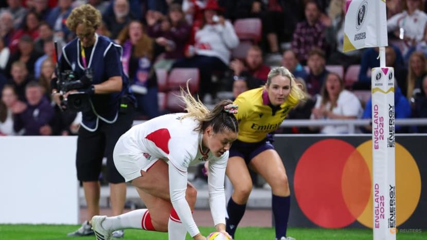 Eleven-try England start Women's Rugby World Cup with dominant showing Eleven-try England start Women's Rugby World Cup with dominant showing