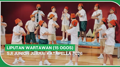 LIPUTAN WARTAWAN (15 Ogos) | SJI Junior juarai Katapella 2026