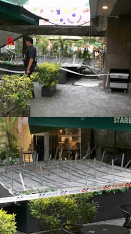 3 taken to hospital after false ceiling collapses at Liat Towers