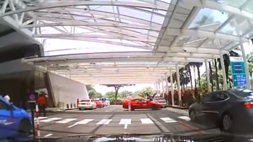Taxi driver who drove into Marina Bay Sands valet gets jail, driving ban