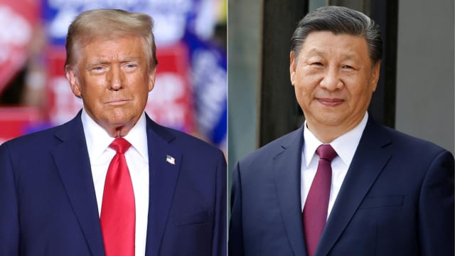 特朗普称同习近平关系良好
