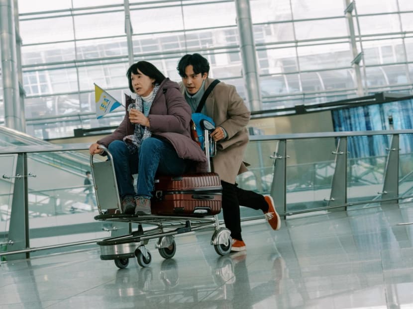 A movie still from the film Ajoomma, which will begin screening at cinemas in Singapore from Oct 27, 2022.
A movie still from the film Ajoomma, which will begin screening at cinemas in Singapore from Oct 27, 2022.