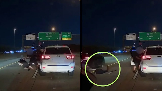 美国女司机遭男子粗暴拖下车 丢在高速公路险被撞