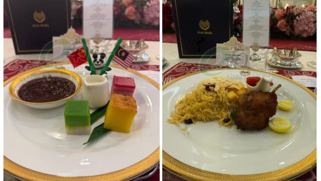 习近平访问马国 国宴菜单曝光