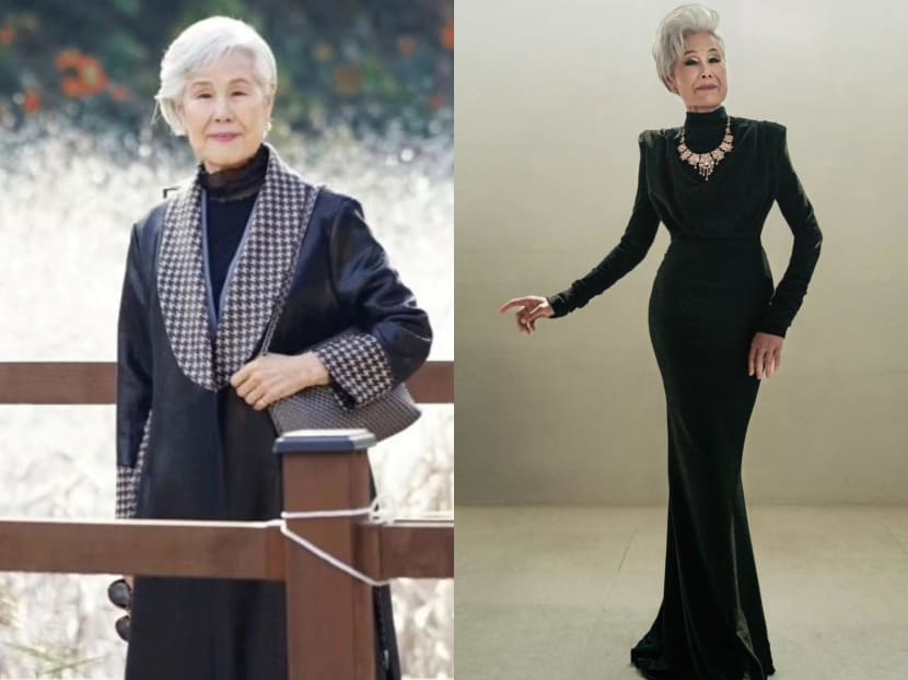 She's 80 years old and is one of the finalists in the Miss Universe Korea pageant