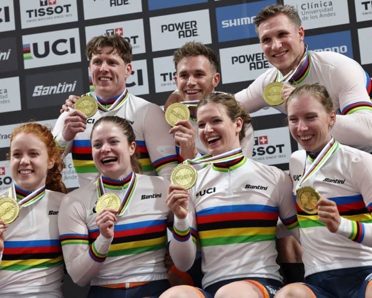 Golden Dutch dominate day one of world track championships