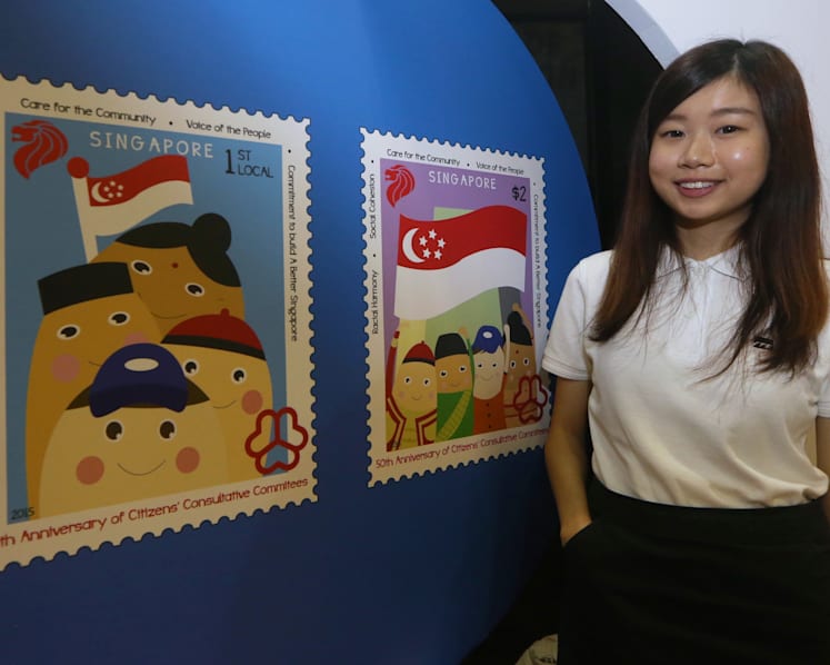 ITE student wins stamp-design contest with message of racial harmony