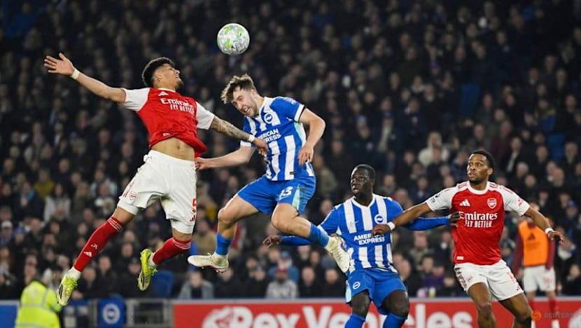 Double joy for Arsenal as Saka winner at Brighton sends them seven points clear