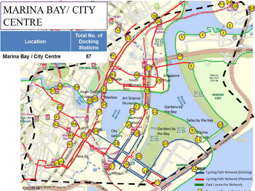 Bike-sharing scheme could extend to Tampines, Pasir Ris, Marina Bay and city centre