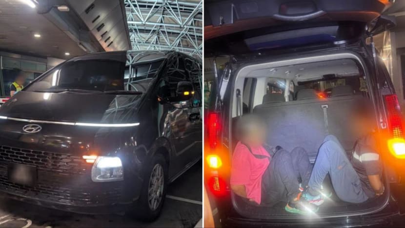 2 men found hiding in boot of Malaysian car departing Singapore: ICA