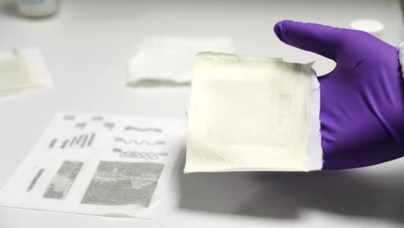 NTU scientists develop new 'fabric' that turns body movement into electricity