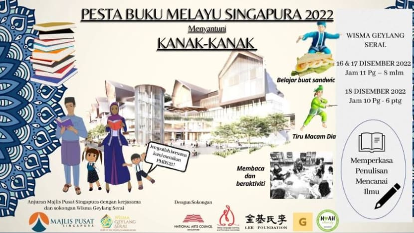Pesta Buku Melayu SG 2022 bakal santuni kanak-kanak; pupuk nilai hidup bermasyarakat Pesta Buku Melayu SG 2022 bakal santuni kanak-kanak; pupuk nilai hidup bermasyarakat