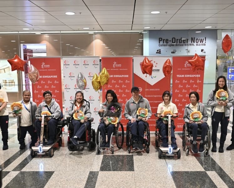 Warm welcome for Singapore's returning Paralympians after landmark showing at Games