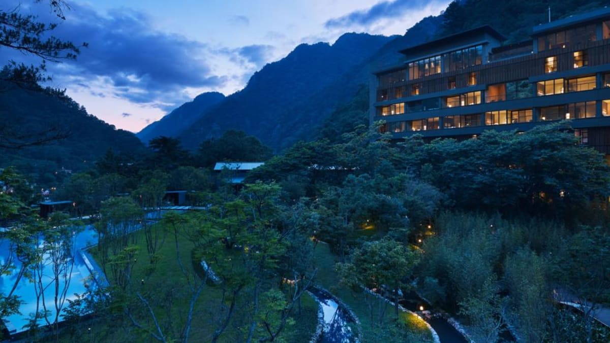 In the mountains of Taiwan, Hoshinoya Guguan offers a refined hot spring escape